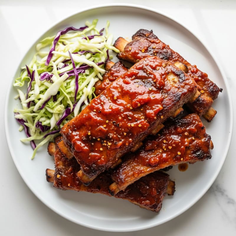 Smoky BBQ Pork Ribs with Tangy Glaze