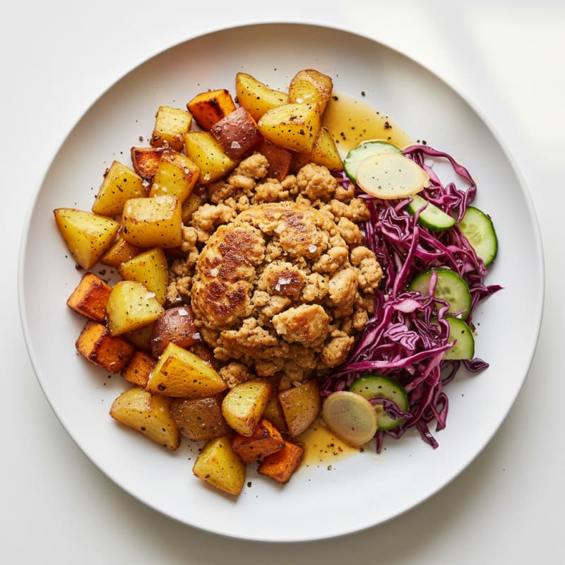 Ginger Chicken with Roasted Root Vegetables