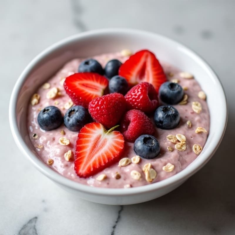 Creamy Berry Overnight Oats