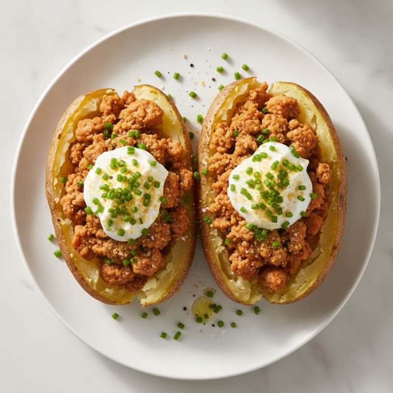 Loaded Baked Potatoes with Chives