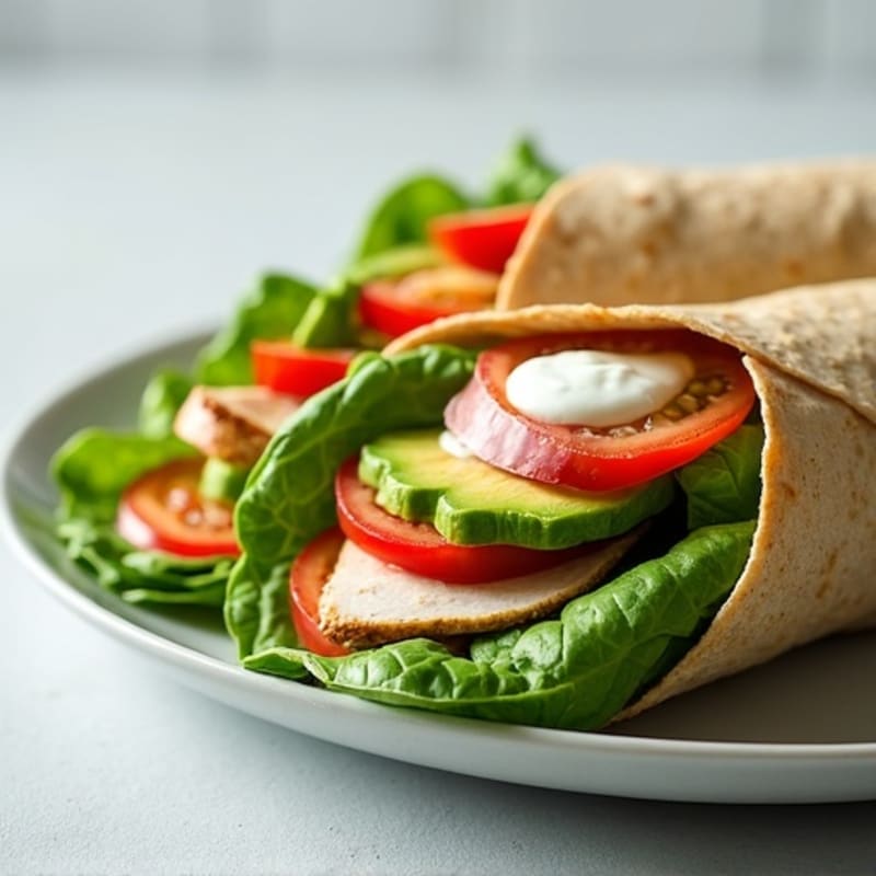 Lean Turkey Avocado Wrap