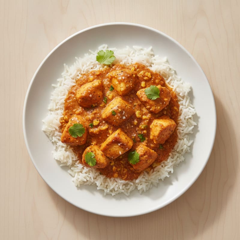 Spiced Butter Chicken with Basmati Rice