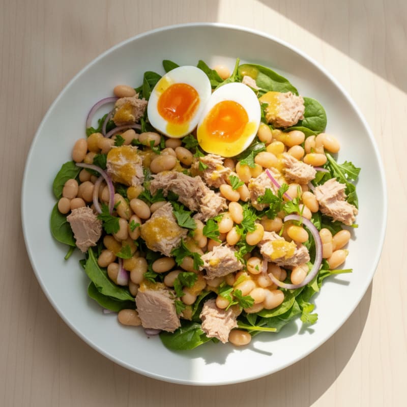 Tuna and White Bean Salad with Fresh Herbs