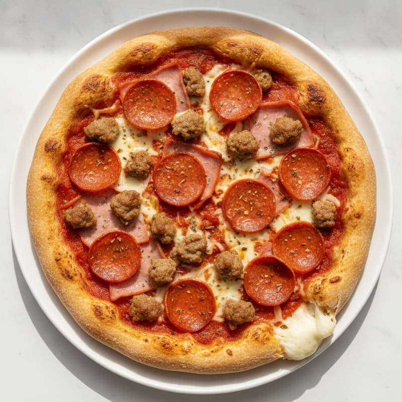 Stuffed Crust Meat Lovers Pizza