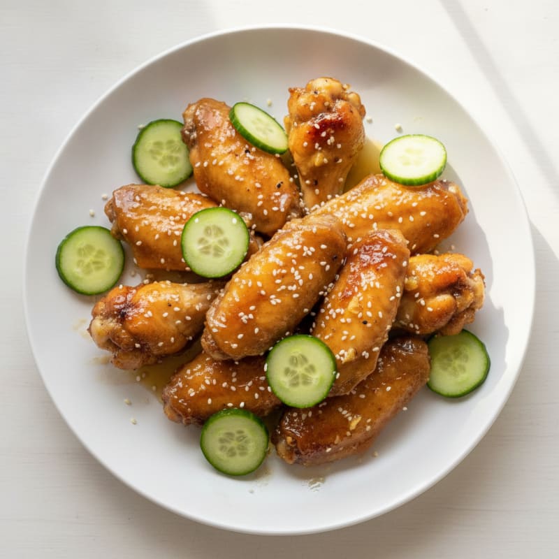 Honey-Garlic Glazed Chicken Wings