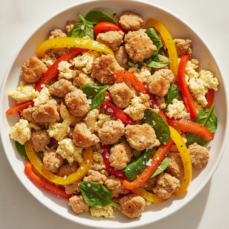 Ground Turkey and Bell Pepper Power Bowl
