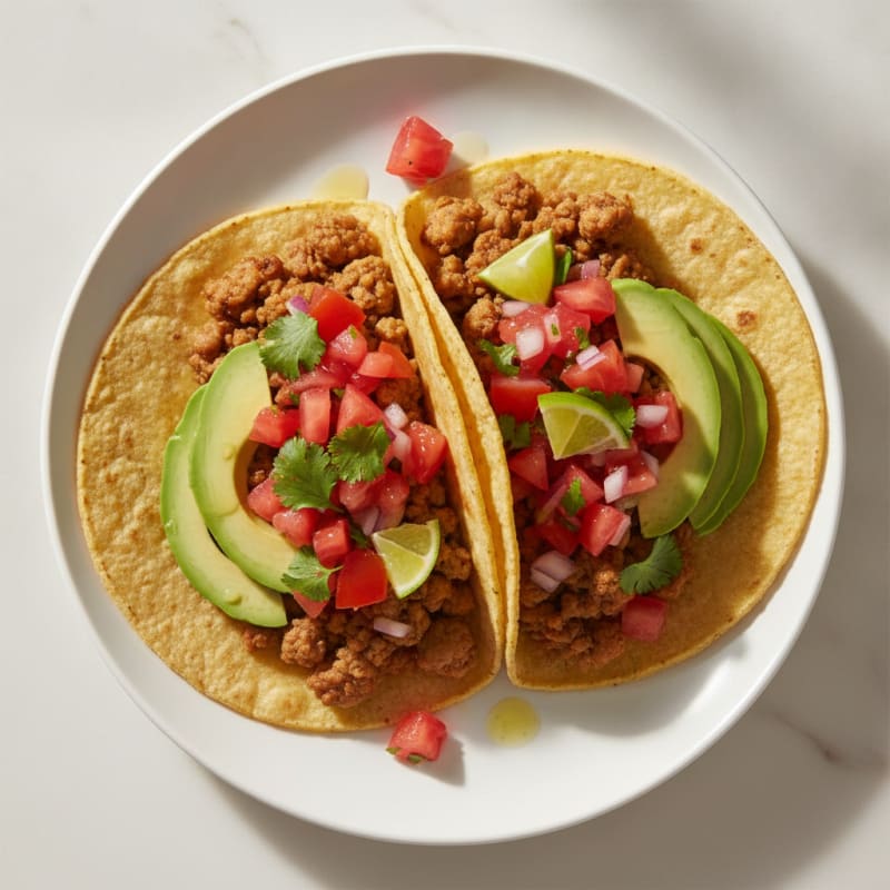 Ground Turkey Tacos with Fresh Salsa