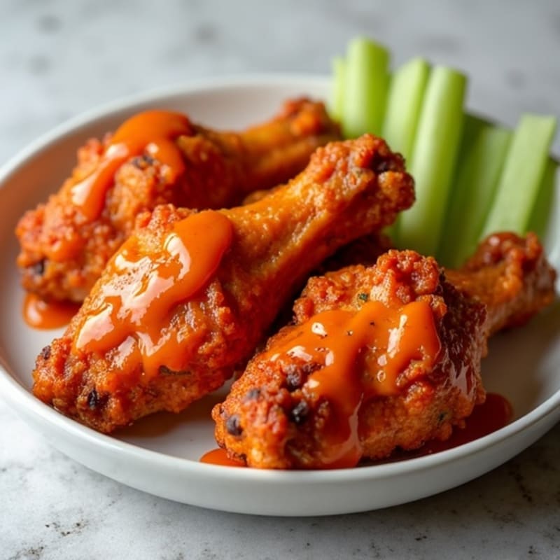 Crispy Baked Buffalo Chicken Wings