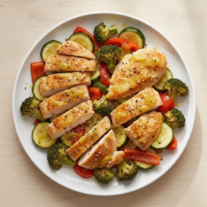 Sheet Pan Lemon Herb Chicken and Veggies