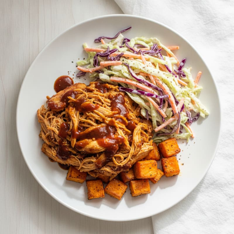 Slow Cooker BBQ Pulled Chicken