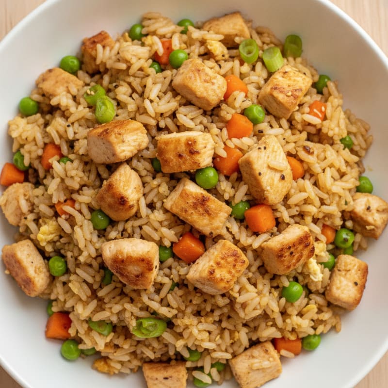 Chicken and Vegetable Fried Rice