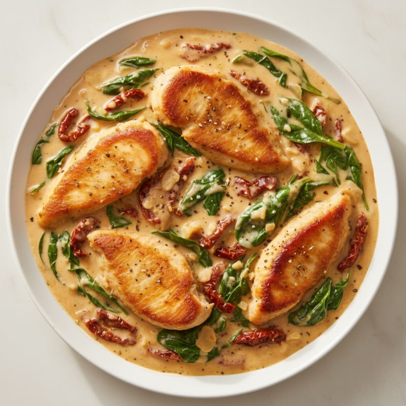 Creamy Tuscan Chicken Skillet