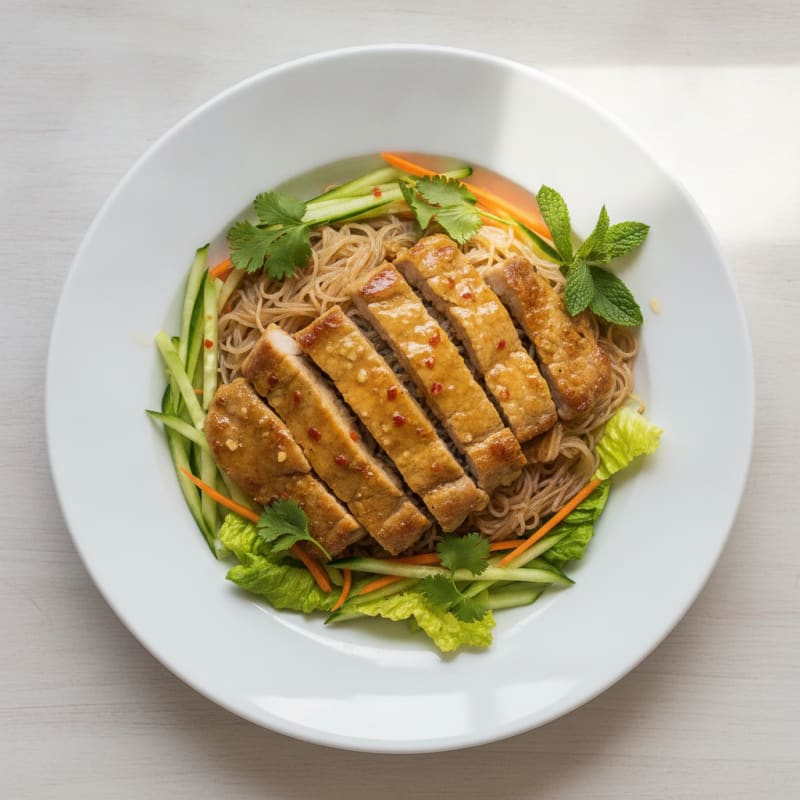 Lemongrass Pork with Vermicelli Noodles