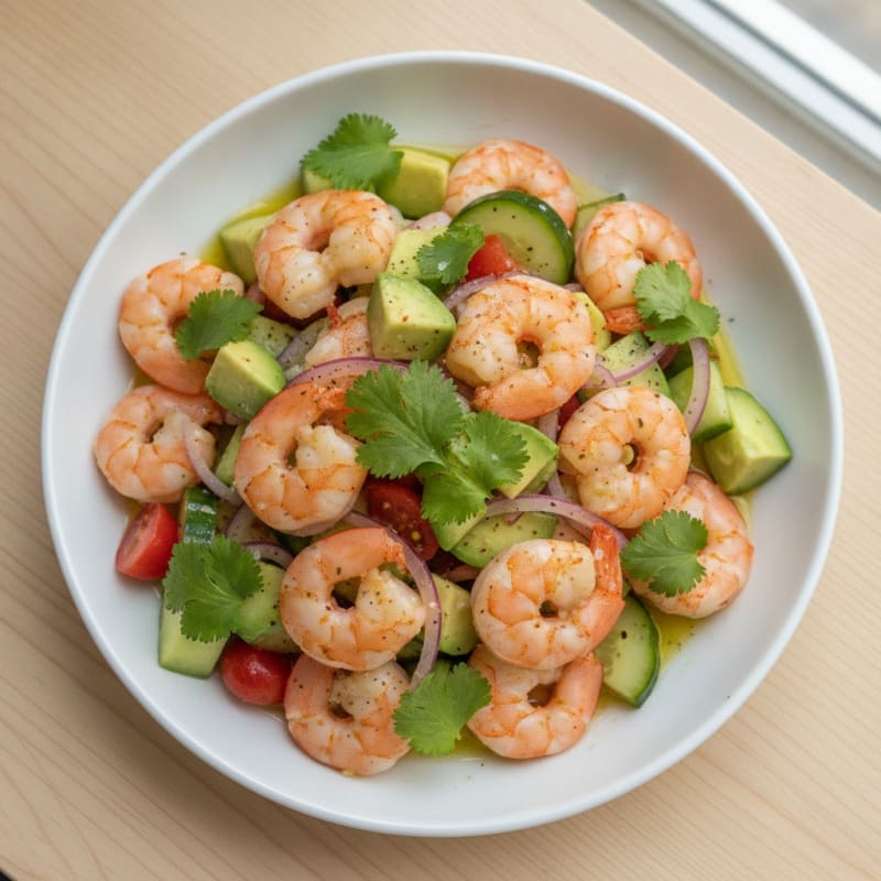 Zesty Shrimp Avocado Ceviche
