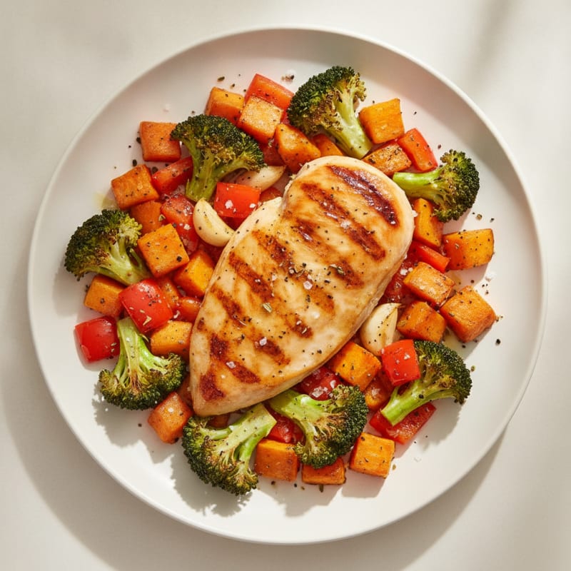Lemon Herb Chicken with Roasted Vegetables