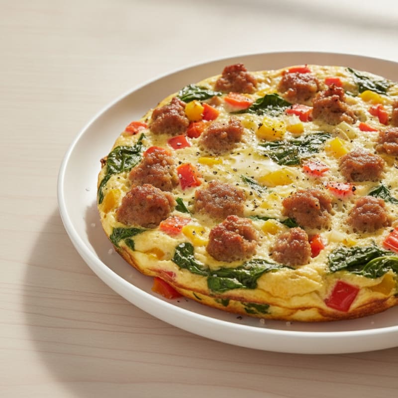 Savory Egg and Turkey Sausage Bake