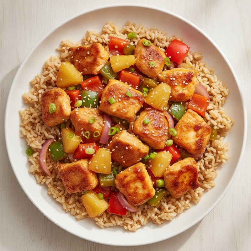 Sweet and Sour Chicken Stir-Fry