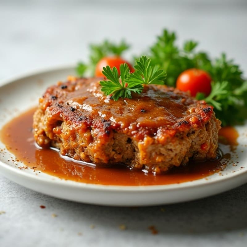 Healthy Meatloaf with Savory Gravy