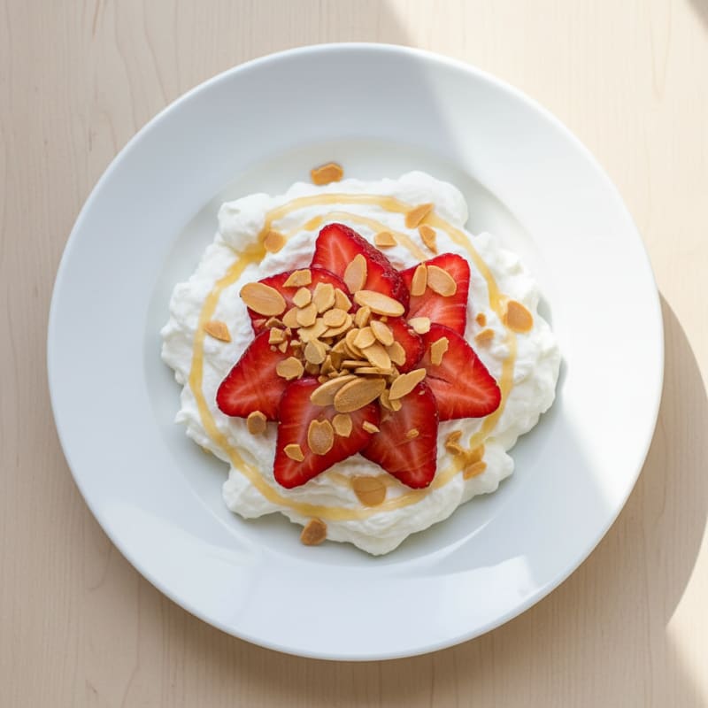 Creamy Greek Yogurt Protein Mousse with Fresh Berries