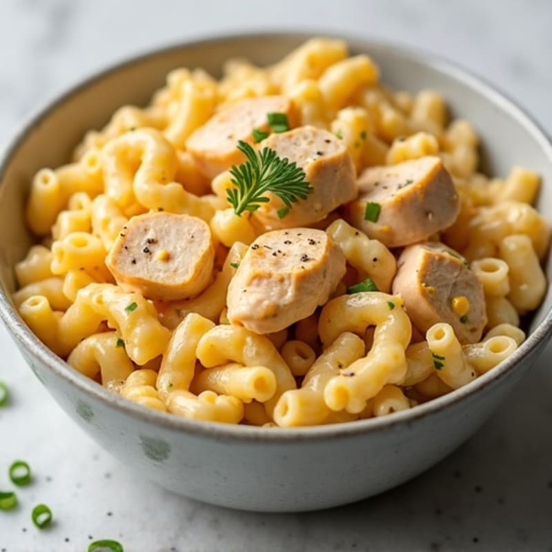Creamy Cheesy Chicken and Cauliflower Pasta