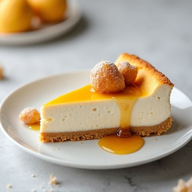 Creamy Greek Yogurt Protein Cheesecake