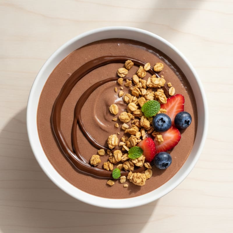 Silky Chocolate Protein Pudding