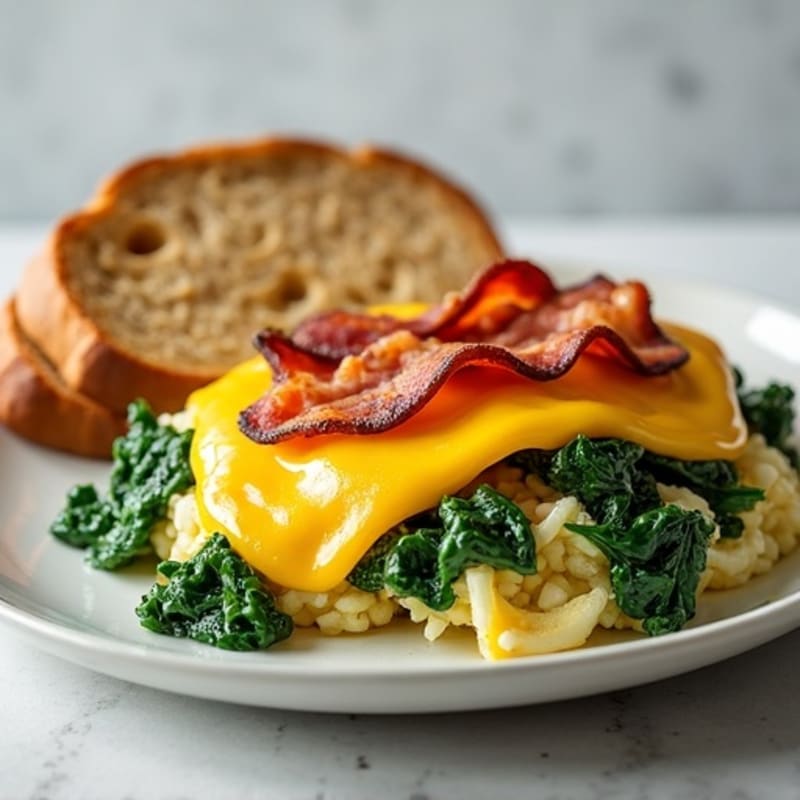 Protein-Packed Spinach and Egg White Scramble