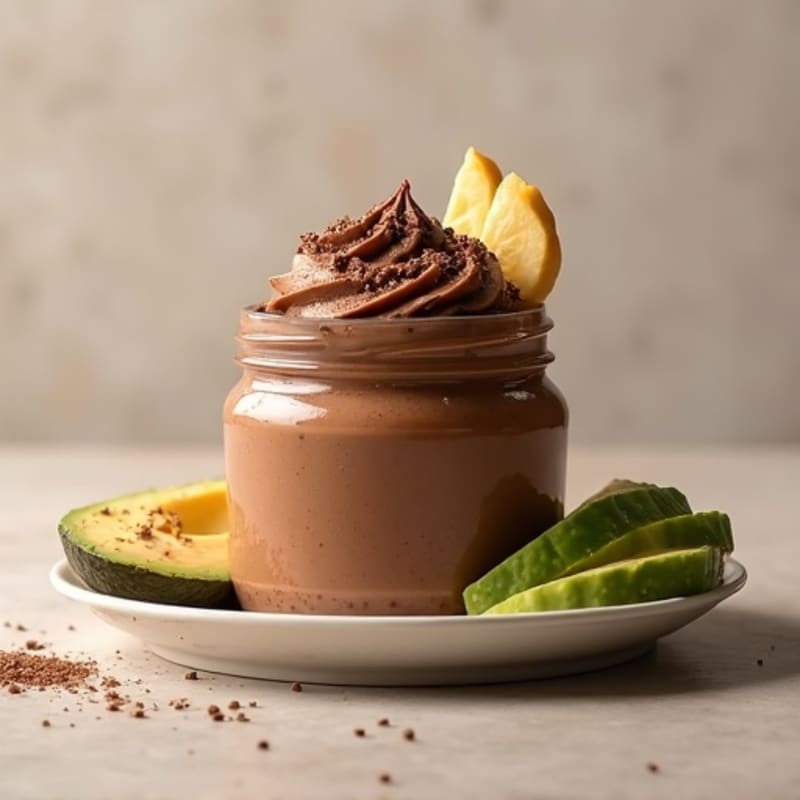 Protein Chocolate Peanut Butter Mousse with Chia