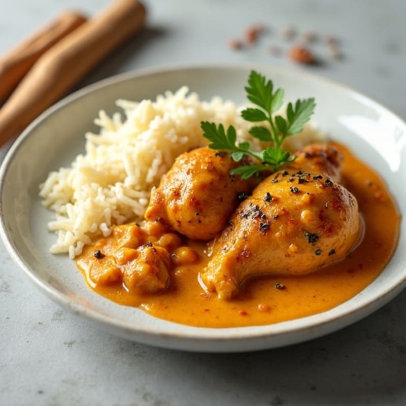 Creamy Coconut-Spiced Butter Chicken