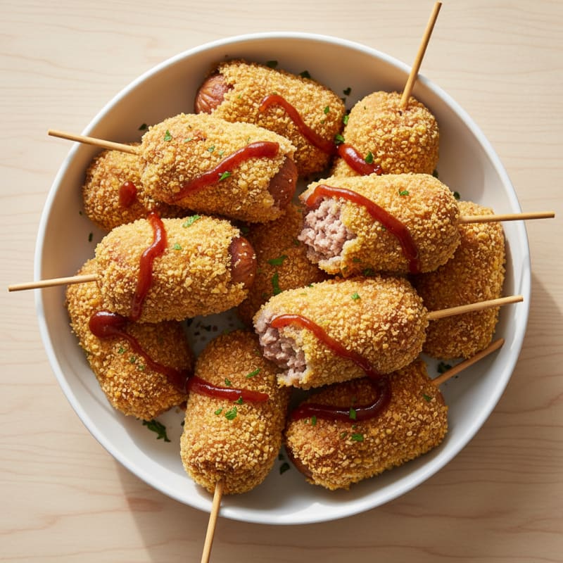 Clean-Eating Carnival Corn Dogs