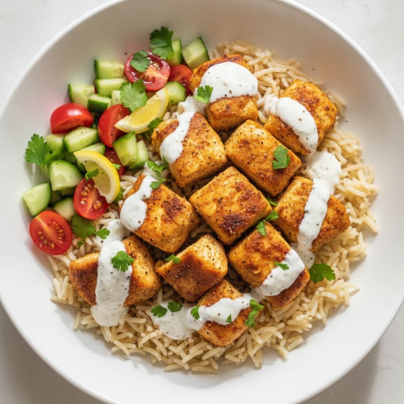 Chicken Shawarma Rice Bowl