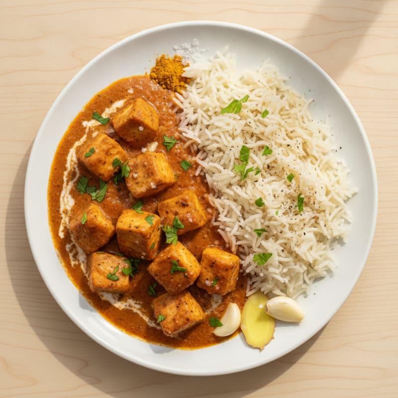 Spiced Butter Chicken with Basmati Rice
