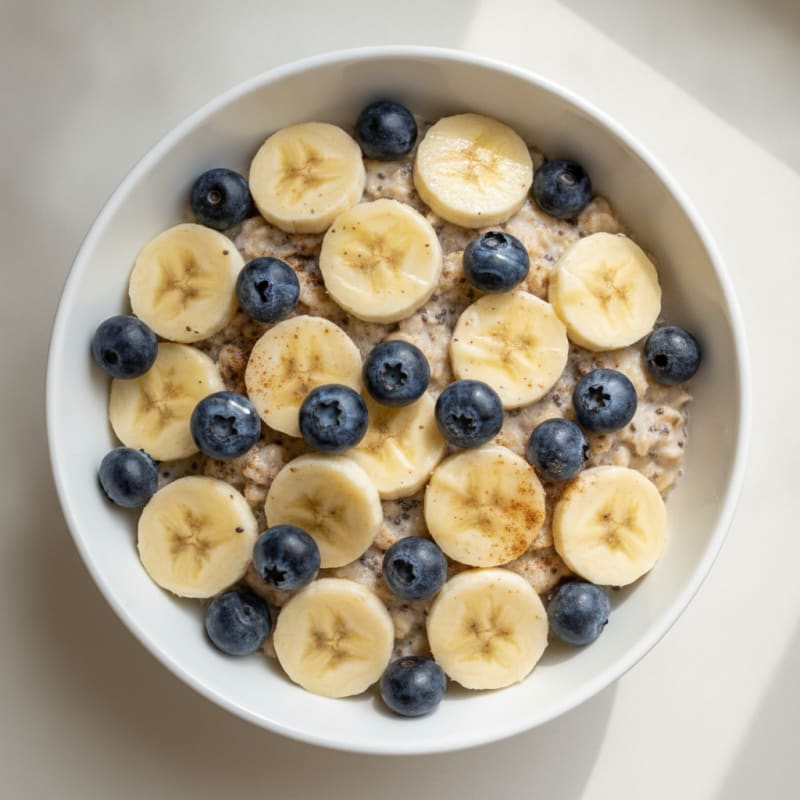 Berry Banana Overnight Oats