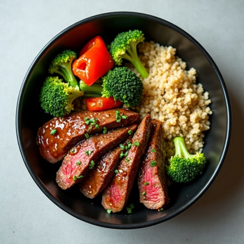 Quick Pan-Seared Beef with Garlic-Ginger Sesame Glaze