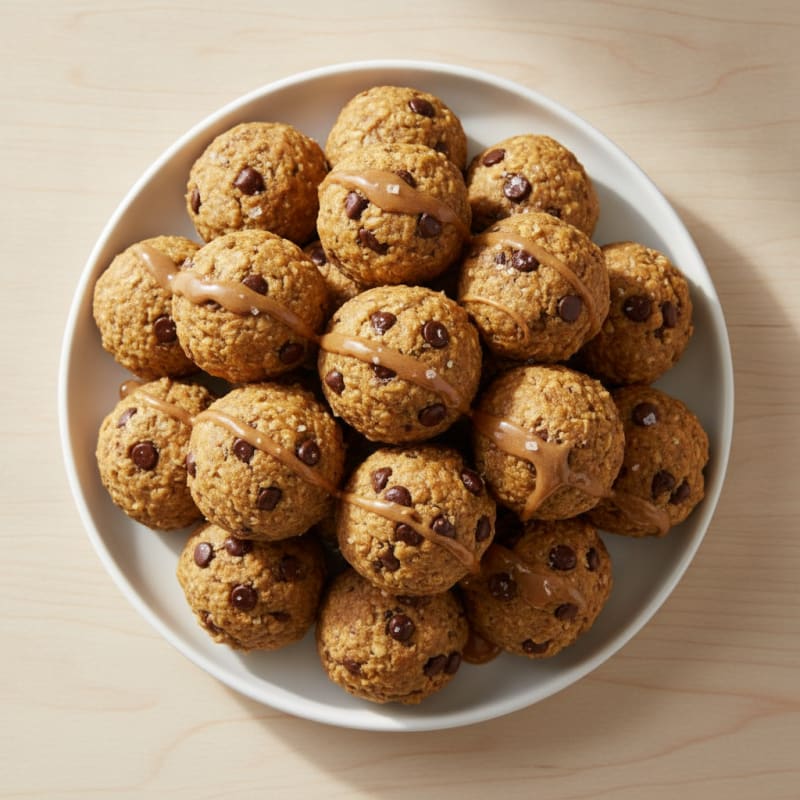 No-Bake Chocolate Chip Protein Bites