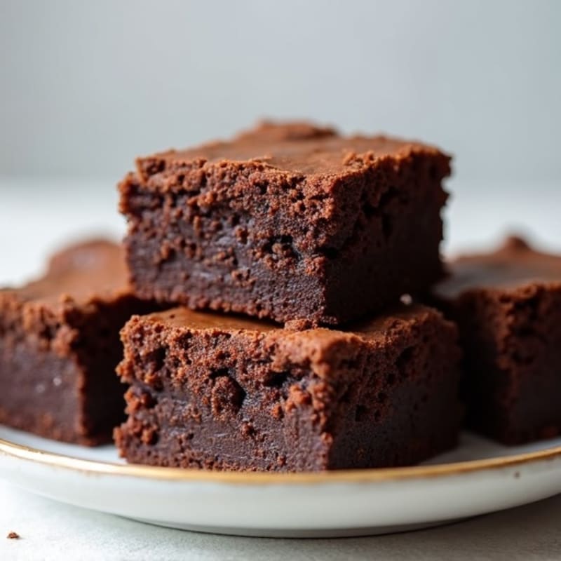 Protein-Rich Dark Chocolate Sweet Potato Brownies