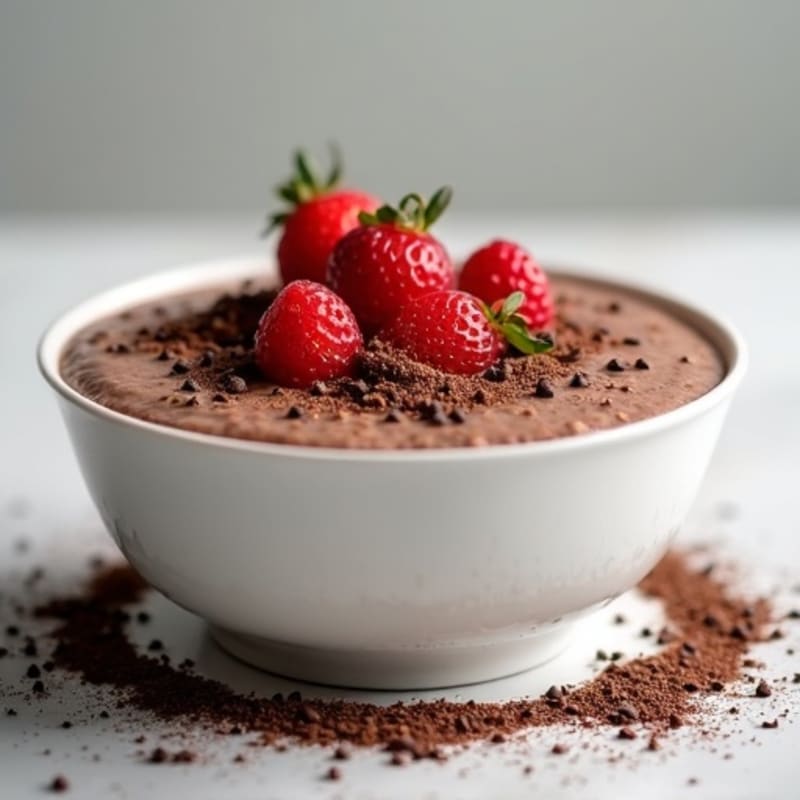 High-Protein Creamy Chocolate Chia Pudding