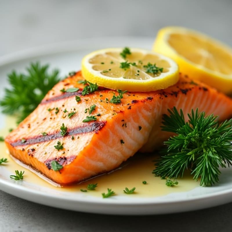 Lemon Herb Grilled Salmon
