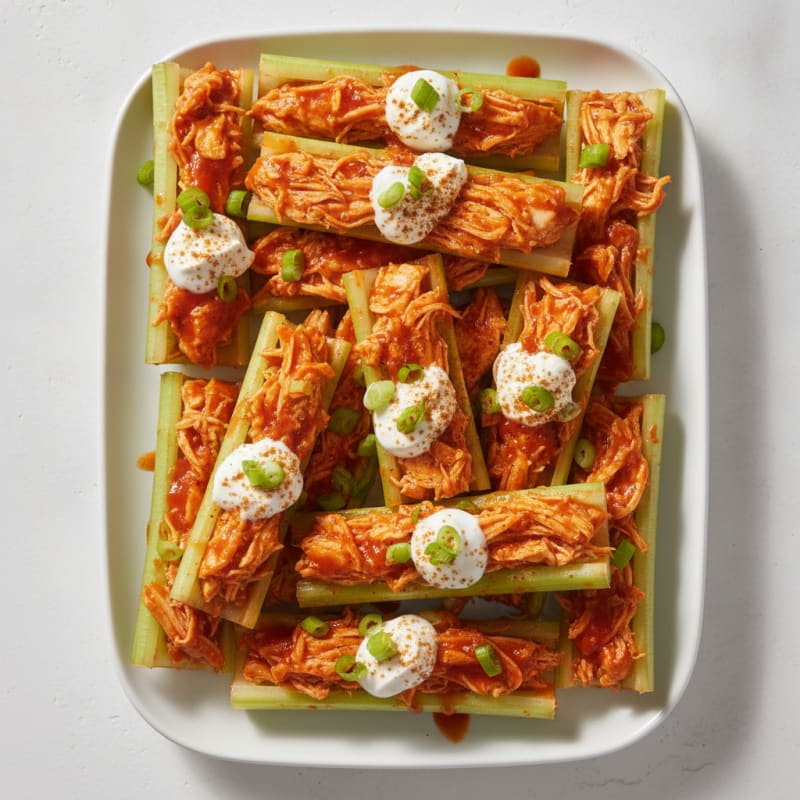 Buffalo Chicken Celery Sticks