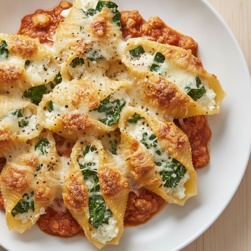 Spinach & Ricotta Stuffed Shells