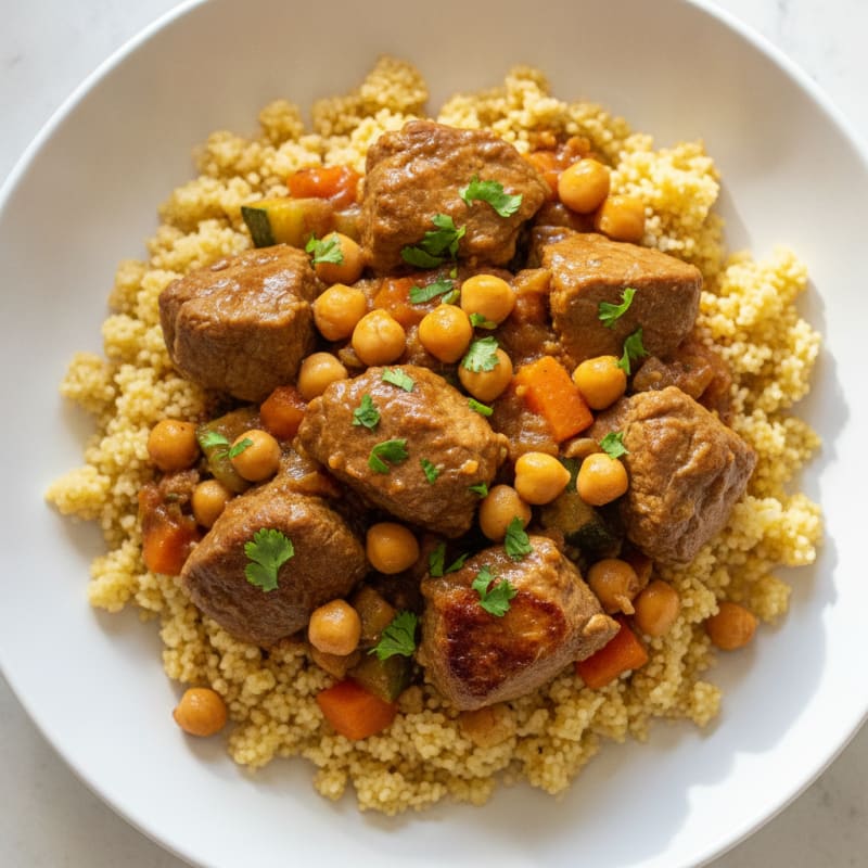 Moroccan Lamb Tagine with Couscous