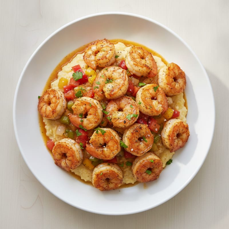 Cajun Shrimp and Grits
