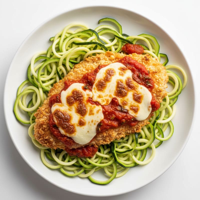 Crispy Baked Chicken Parmesan with Zesty Marinara