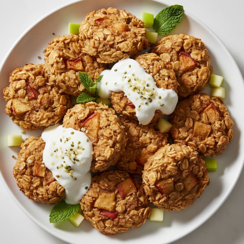 Baked Apple Cinnamon Oat Bites