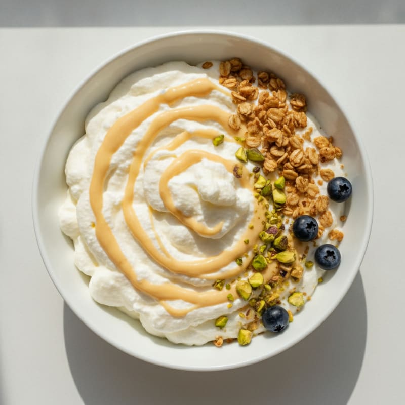 Silky Vanilla Protein Yogurt Bowl
