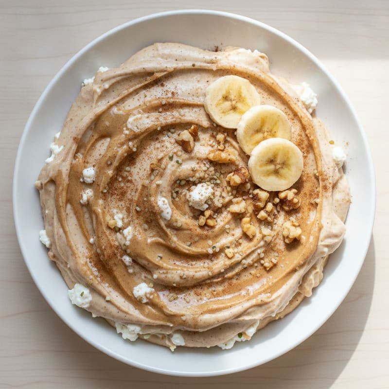 Creamy Banana Nut Protein Smoothie