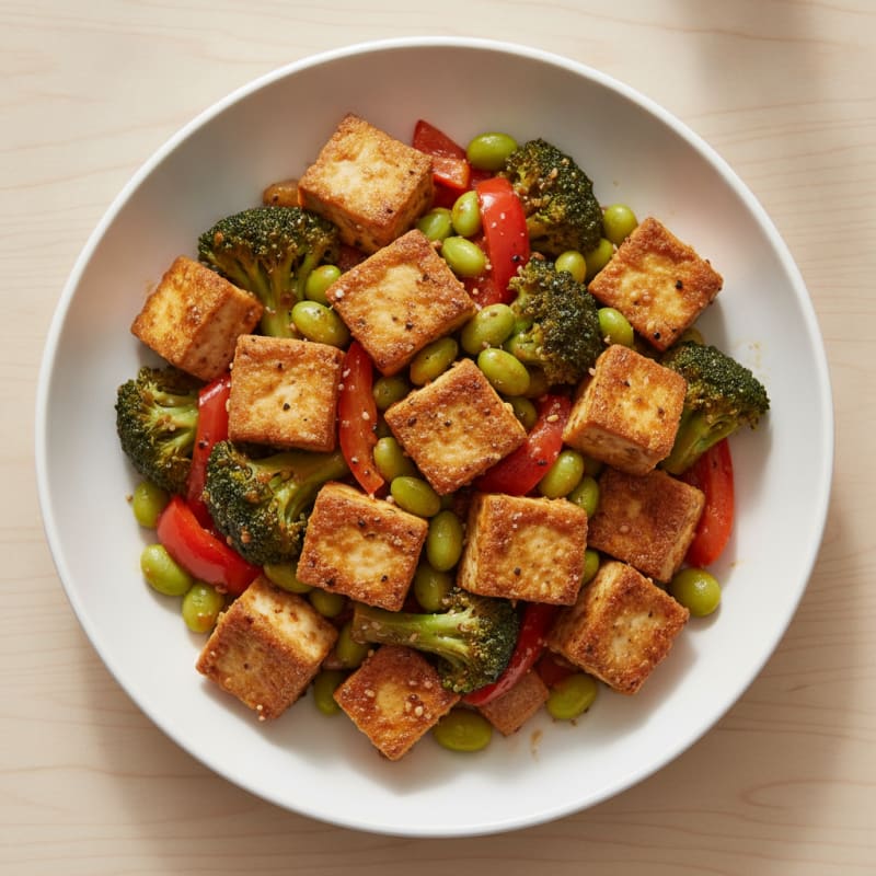 Sesame Tofu Stir-Fry
