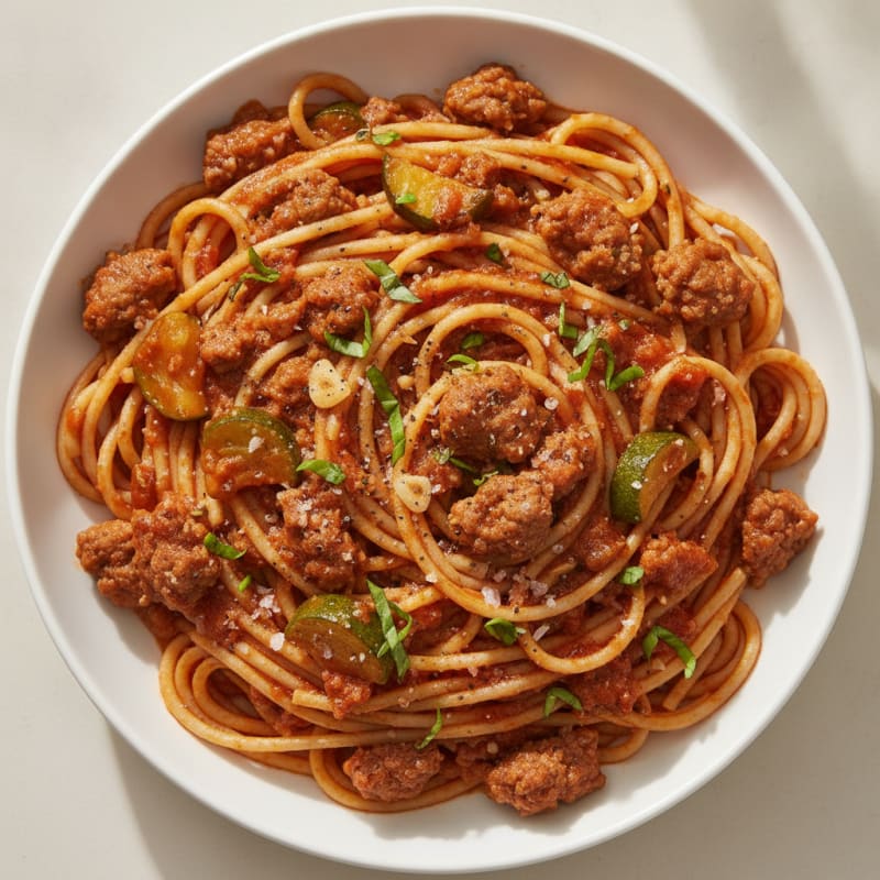 Classic Beef Spaghetti with Marinara