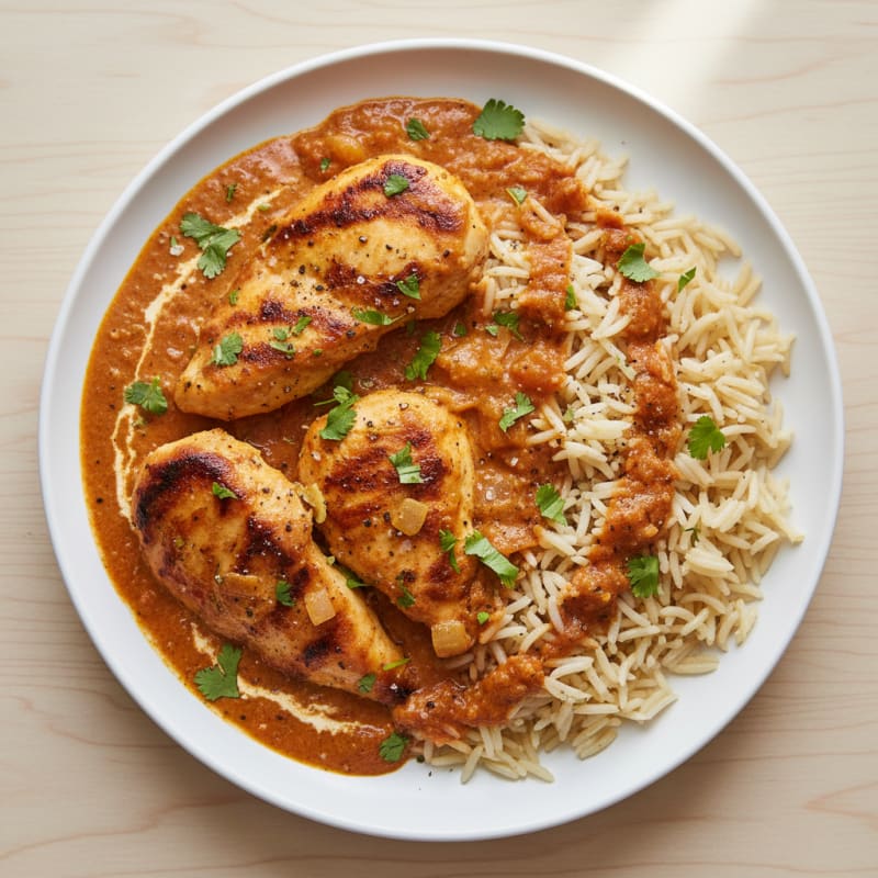 Chicken Tikka Masala with Basmati Rice