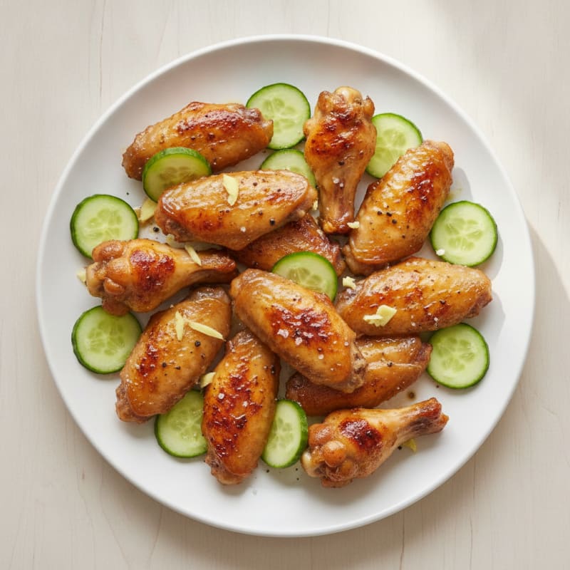 Honey-Garlic Glazed Chicken Wings